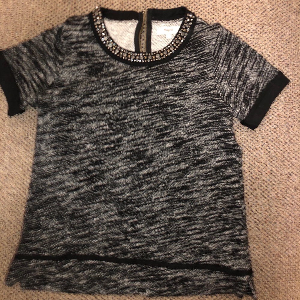 Jeweled Madewell winter top